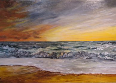 Le coucher de soleil