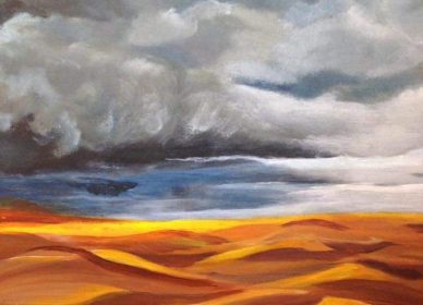 L’orage sur les dunes