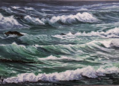 Mer en vert