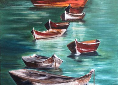 Nuit sur les barques