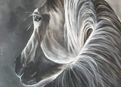Un cheval