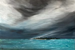Une île entre le ciel et l’eau