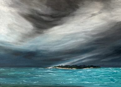 Une île entre le ciel et l’eau